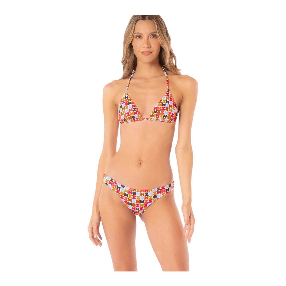 Maaji Women's Geogame Brenda Sliding Triangle Bikini NWT